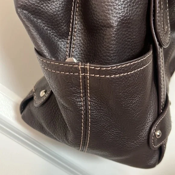 Tignanello brown leather bag - Picture 5 of 6